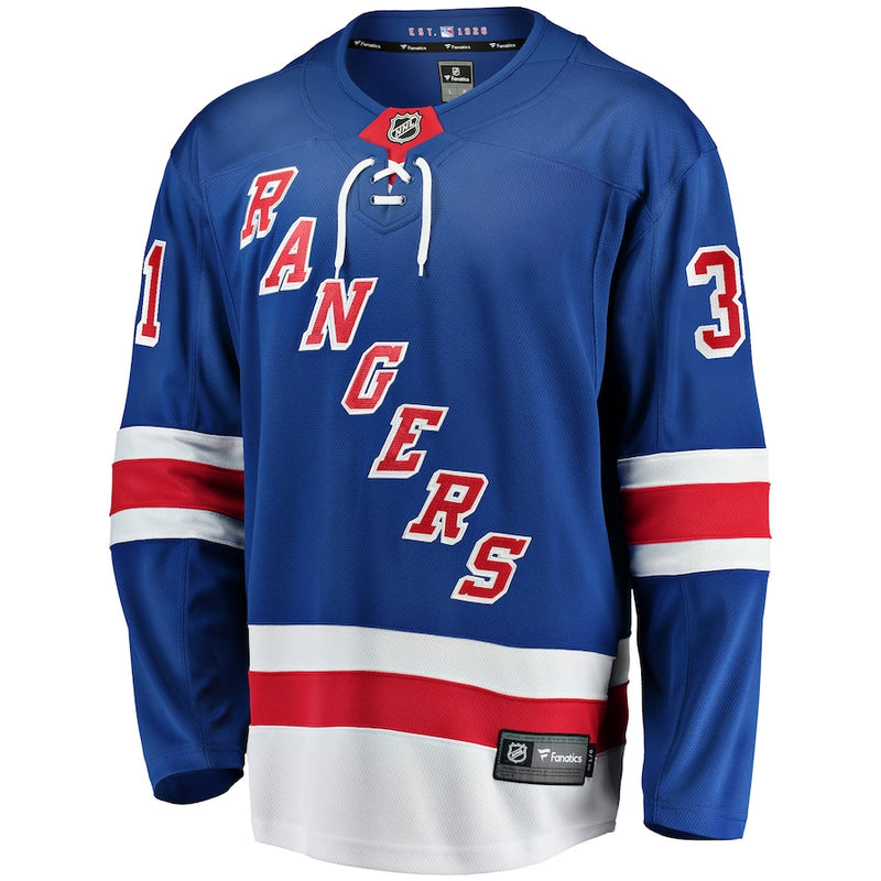 Load image into Gallery viewer, Igor Shesterkin New York Rangers NHL Fanatics Breakaway Home Jersey
