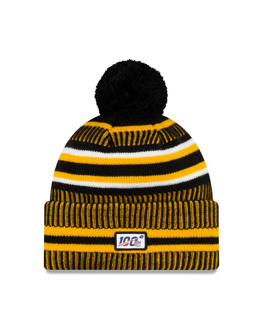 Pittsburgh Steelers NFL New Era Sideline Home Tuque officielle en tricot à revers