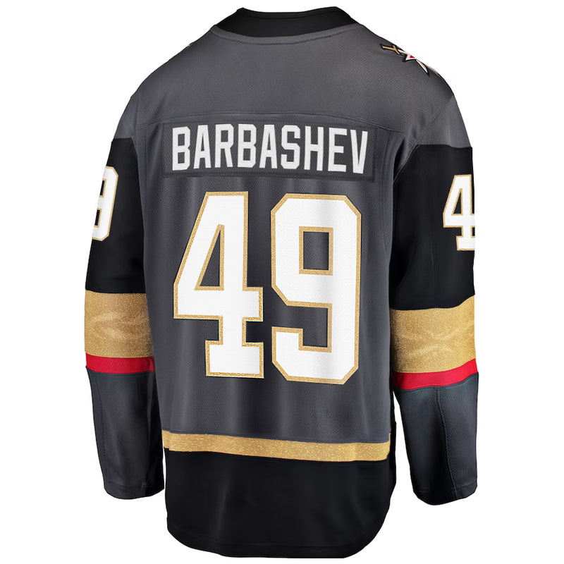 Chargez l&#39;image dans la visionneuse de la galerie, Ivan Barbashev Vegas Golden Knights NHL Fanatics Breakaway Maillot Domicile
