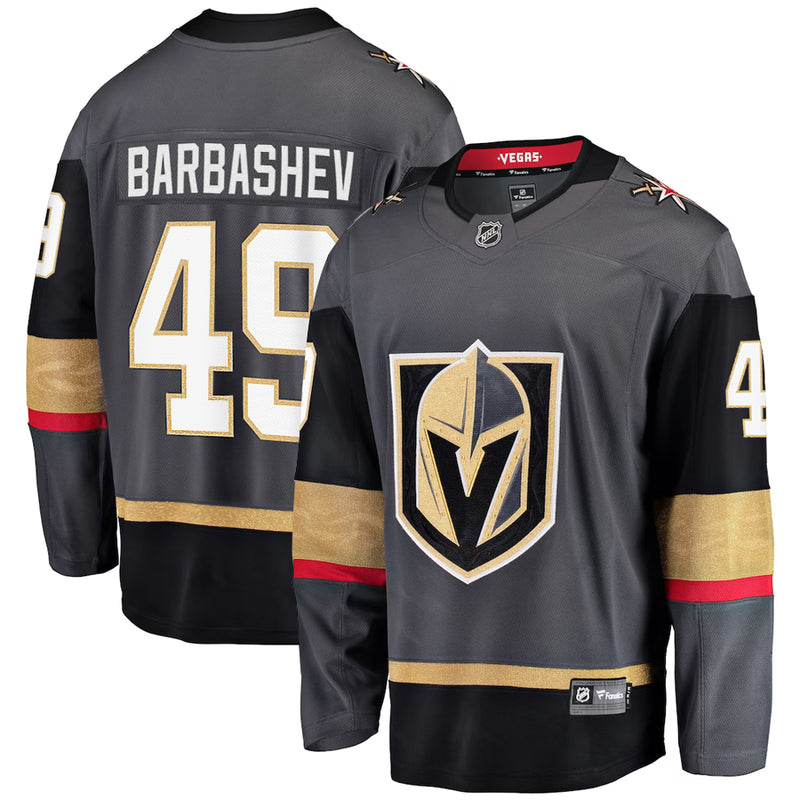 Chargez l&#39;image dans la visionneuse de la galerie, Ivan Barbashev Vegas Golden Knights NHL Fanatics Breakaway Maillot Domicile
