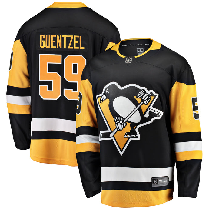 Jake Guentzel Pittsburgh Penguins NHL Fanatics Breakaway Maillot Domicile