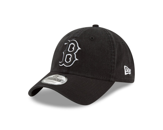 Casquette 9TWENTY Boston Red Sox MLB Core Classic blanc sur noir