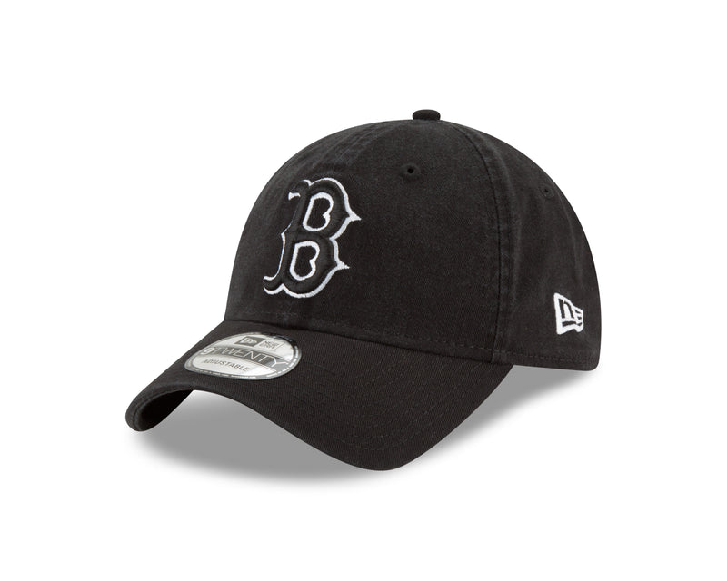 Load image into Gallery viewer, Boston Red Sox MLB Core Classic White On Black 9TWENTY Cap
