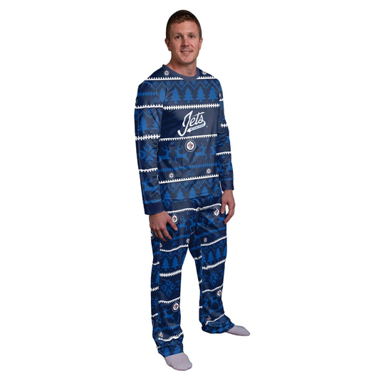 Ensemble de pyjama avec le mot-symbole de la LNH des Jets de Winnipeg