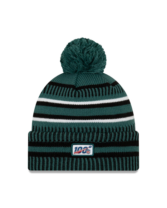 Philadelphia Eagles NFL New Era Sideline Home Tuque officielle en tricot à revers