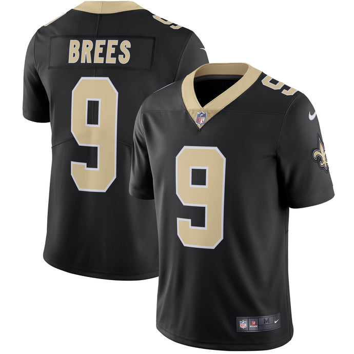 Maillot d'équipe Nike Game Drew Brees des Saints de la Nouvelle-Orléans pour jeunes