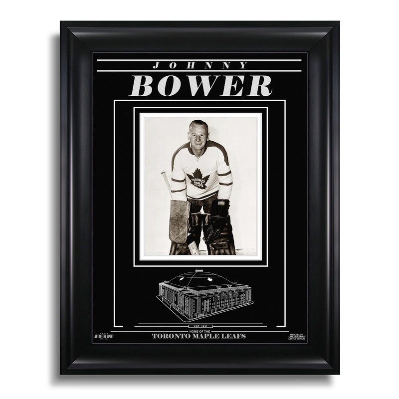 Load image into Gallery viewer, Johnny Bower Toronto Maple Leafs Engraved Framed Photo - Still

