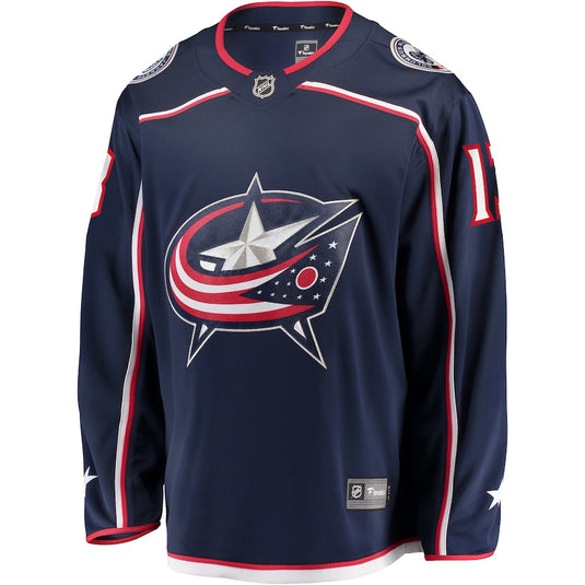 Johnny Gaudreau Columbus Blue Jackets NHL Fanatics Breakaway Home Jersey