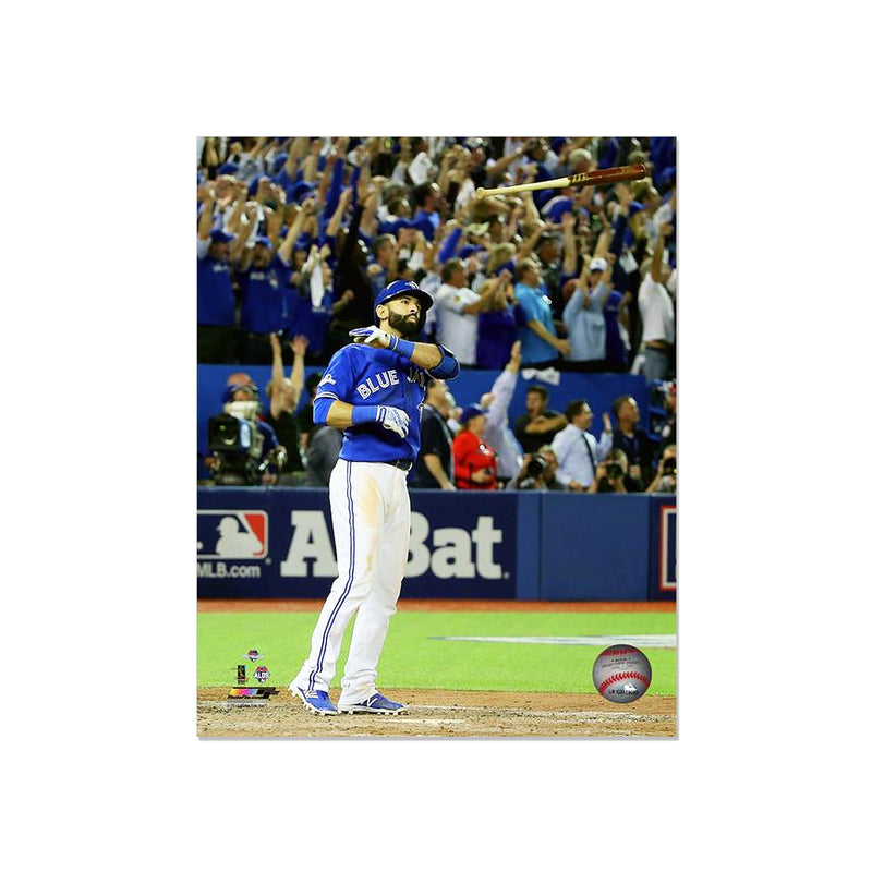 Load image into Gallery viewer, Jose Bautista Toronto Blue Jays Engraved Framed Photo - Bat Flip
