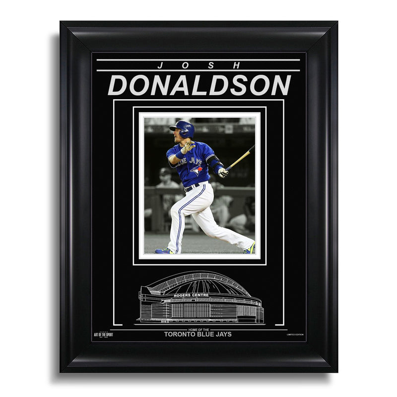 Load image into Gallery viewer, Josh Donaldson Toronto Blue Jays Engraved Framed Photo - Spotlight Horizontal

