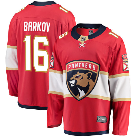 Maillot Domicile Breakaway des Fanatics de la LNH des Panthers de la Floride Aleksander Barkov