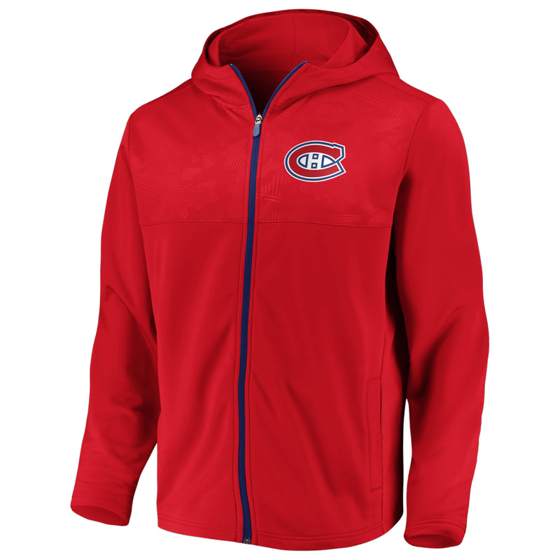 Load image into Gallery viewer, Montreal Canadiens NHL Defender Mission Primary Full Zip Hoodie
