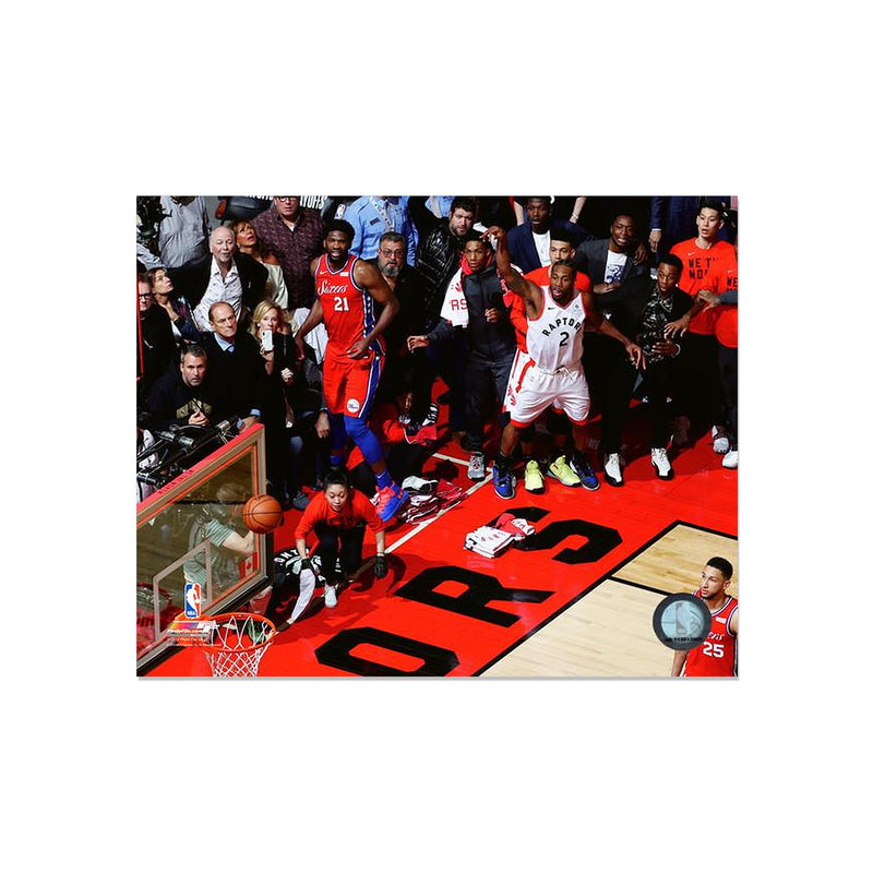 Chargez l&#39;image dans la visionneuse de la galerie, Kawhi Leonard Toronto Raptors Photo encadrée gravée – Gagnant du match 7
