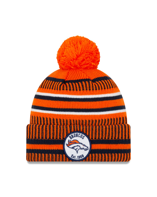 Denver Broncos NFL New Era Sideline Home Official Cuffed Knit Toque