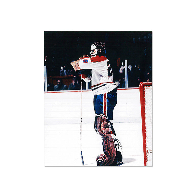 Chargez l&#39;image dans la visionneuse de la galerie, Ken Dryden Canadiens de Montréal Photo encadrée gravée – Debout debout
