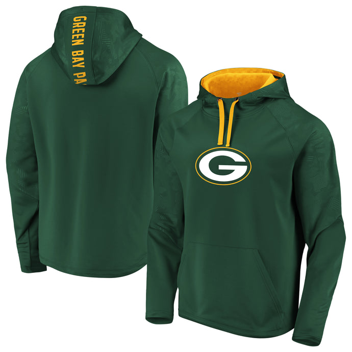 Sweat à capuche avec logo principal NFL Fanatics Defender des Packers de Green Bay