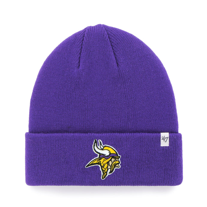 Bonnet en tricot à revers surélevé NFL des Vikings du Minnesota