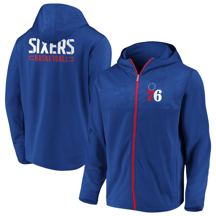 Philadelphia 76ers NBA Defender Mission Primary Full Zip Hoodie