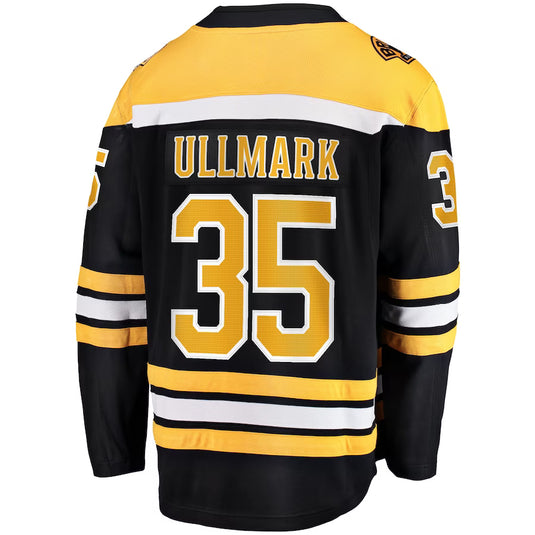 Maillot Domicile Breakaway des Fanatics de la LNH des Bruins de Boston de Linus Ullmark