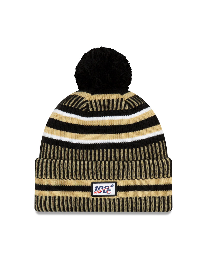 Load image into Gallery viewer, New Orleans Saints NFL New Era Sideline Home Official Cuffed Knit Toque
