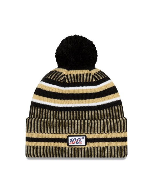 New Orleans Saints NFL New Era Sideline Home Official Cuffed Knit Toque