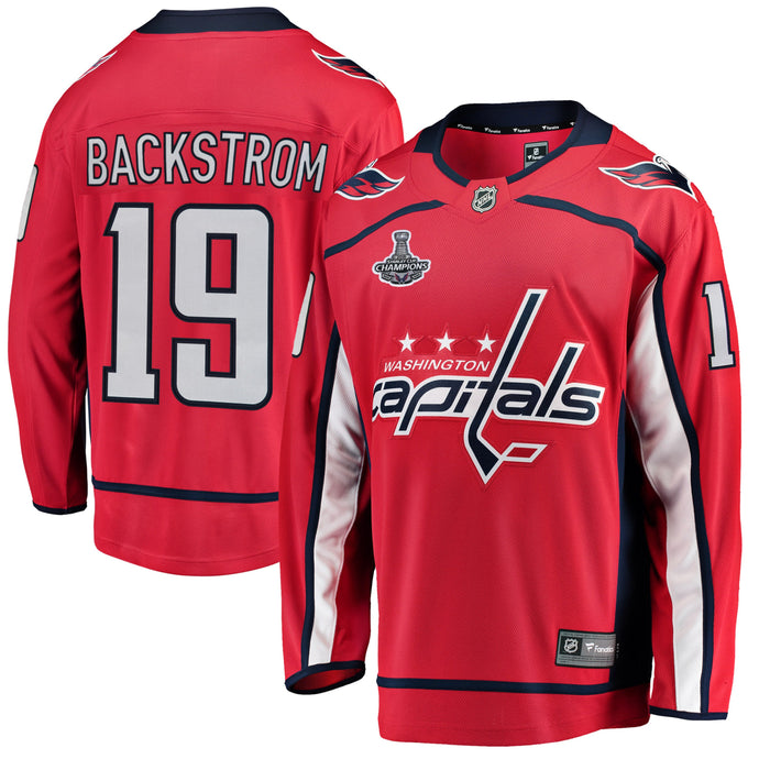 Nicolas Backstrom Washington Capitals NHL Fanatics Breakaway Maillot Domicile