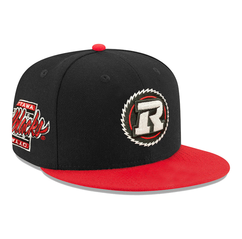 Chargez l&#39;image dans la visionneuse de la galerie, Casquette 9FIFTY de fan primaire des RedBlacks d&#39;Ottawa de la LCF
