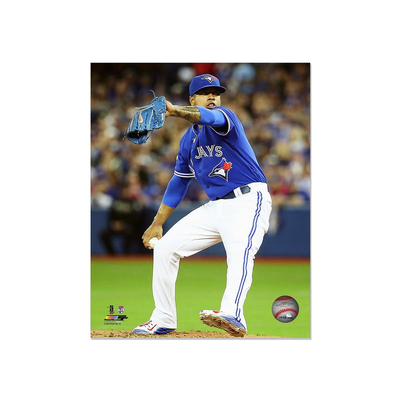 Load image into Gallery viewer, Marcus Stroman Toronto Blue Jays Engraved Framed Photo - Action Pitch V
