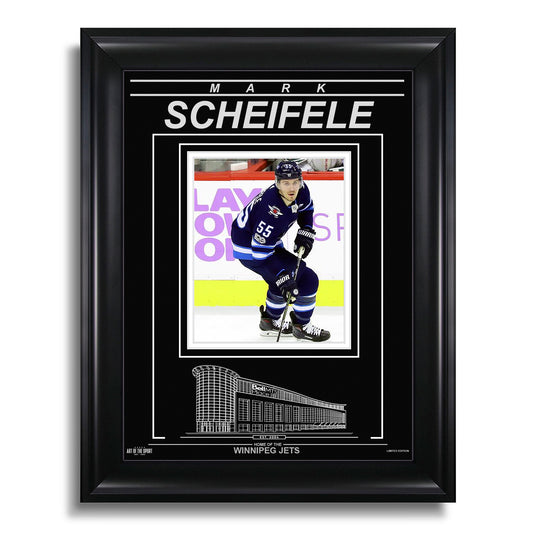 Mark Scheifele Winnipeg Jets Engraved Framed Photo - Action