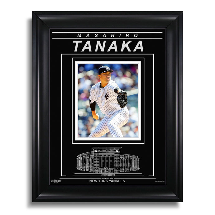 Masahiro Tanaka New York Yankees Photo encadrée gravée – Focus