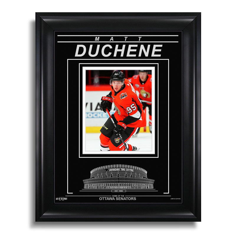 Load image into Gallery viewer, Matt Duchene Ottawa Senators Engraved Framed Photo - Action Forward
