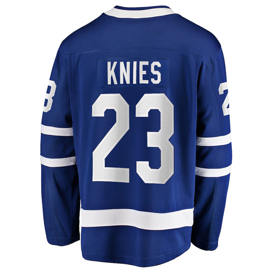 Maillot Domicile Breakaway des Fanatics de la LNH des Maple Leafs de Toronto de Matthew Knies