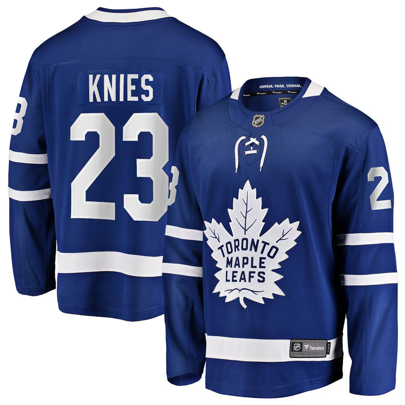 Chargez l&#39;image dans la visionneuse de la galerie, Maillot Domicile Breakaway des Fanatics de la LNH des Maple Leafs de Toronto de Matthew Knies
