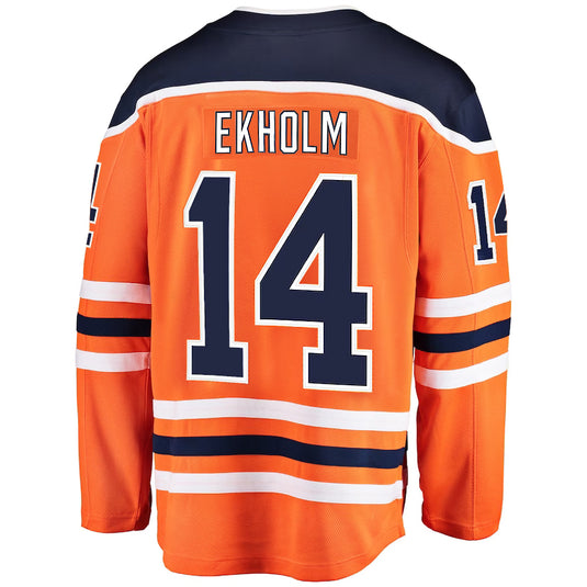Mattias Ekholm Edmonton Oilers NHL Fanatics Breakaway Maillot Domicile