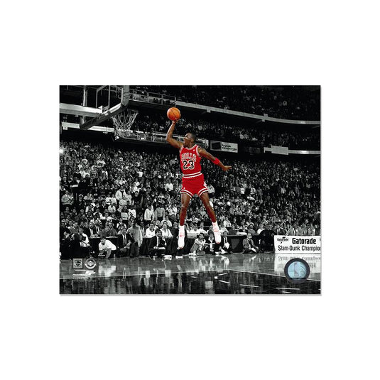 Michael Jordan Chicago Bulls Engraved Framed Photo - Dunk Spotlight