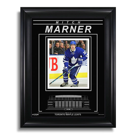 Mitch Marner Toronto Maple Leafs Engraved Framed Photo - Action Forward