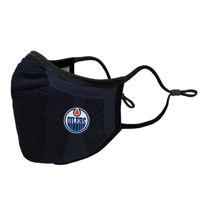 Masque unisexe avec logo de l'équipe de la LNH des Oilers d'Edmonton Guard 3