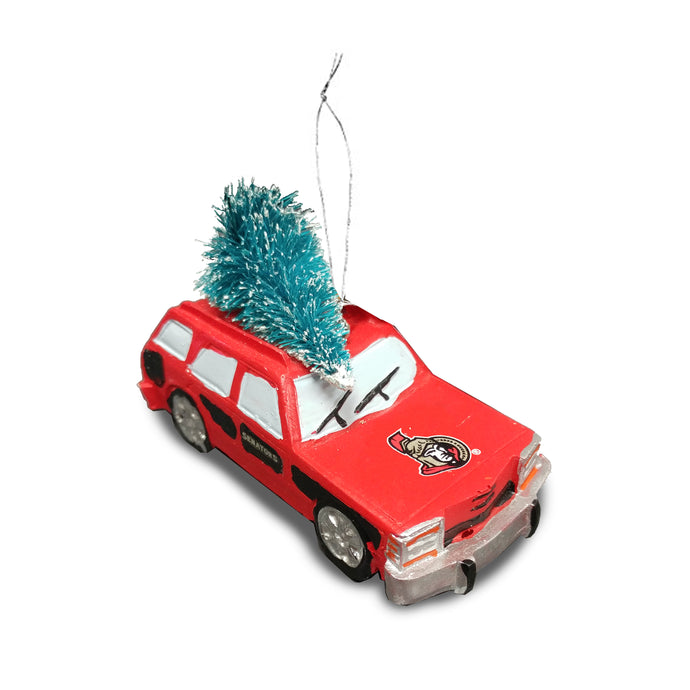 Ottawa Senators NHL Station Wagon Tree Ornament