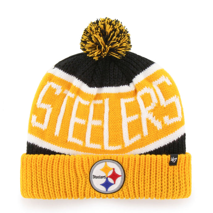Tuque en tricot à revers NFL City des Steelers de Pittsburgh