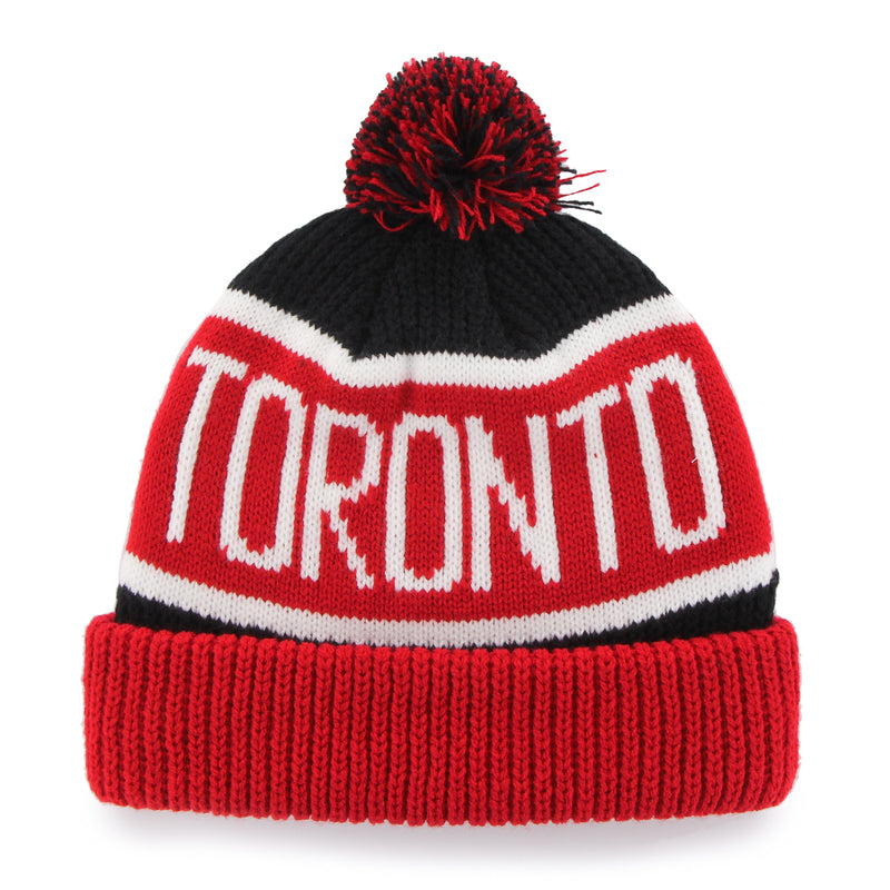 Chargez l&#39;image dans la visionneuse de la galerie, Tuque en tricot à revers NBA City des Raptors de Toronto
