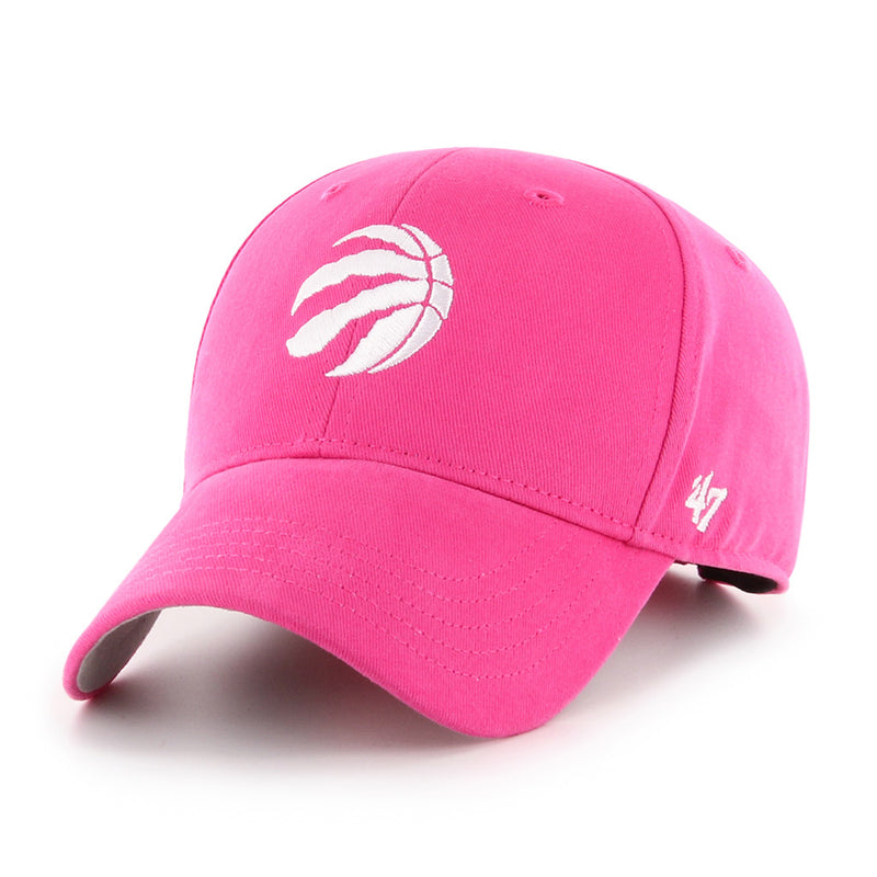 Load image into Gallery viewer, Girl&#39;s Toronto Raptors NBA Basic &#39;47 Magenta MVP Cap
