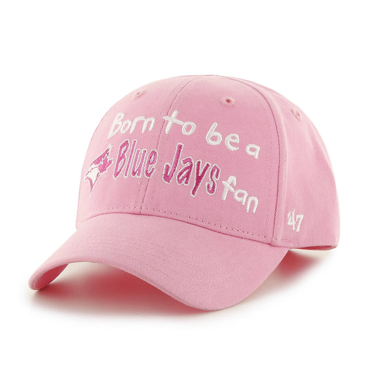 Casquette de supporter pour bébé des Blue Jays de Toronto de la MLB - Rose