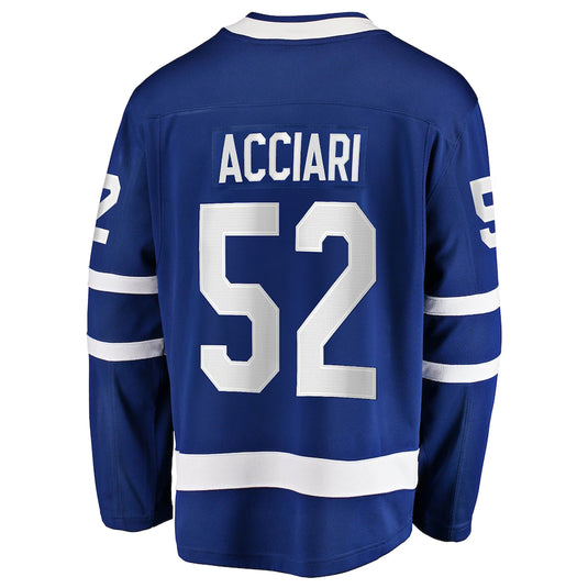 Maillot Domicile Breakaway des Fanatics de la LNH des Maple Leafs de Toronto de Noel Acciari
