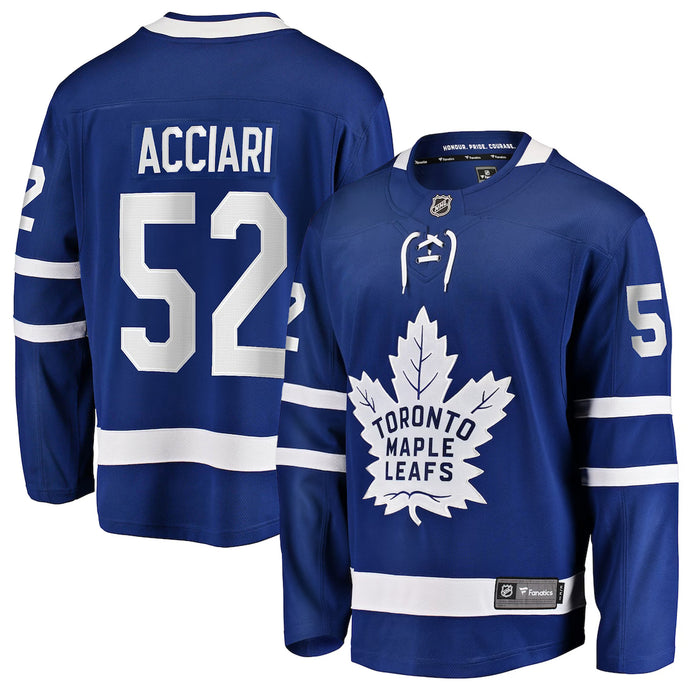 Maillot Domicile Breakaway des Fanatics de la LNH des Maple Leafs de Toronto de Noel Acciari