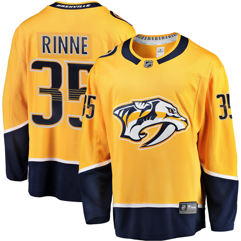 Chargez l&#39;image dans la visionneuse de la galerie, Pekka Rinne Nashville Predators NHL Fanatics Breakaway Maillot Domicile
