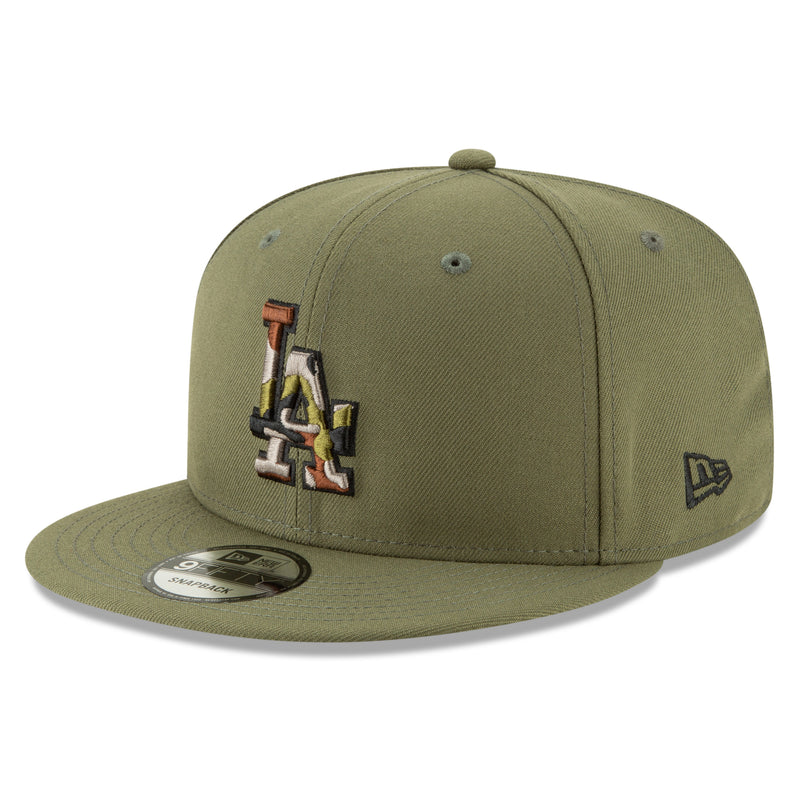 Chargez l&#39;image dans la visionneuse de la galerie, Casquette 9FIFTY MLB Camo Trim des Los Angeles Dodgers
