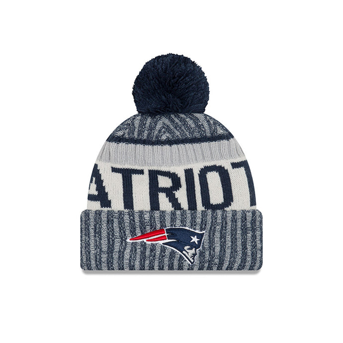 New England Patriots On-Field Sport Knit Pom Toque