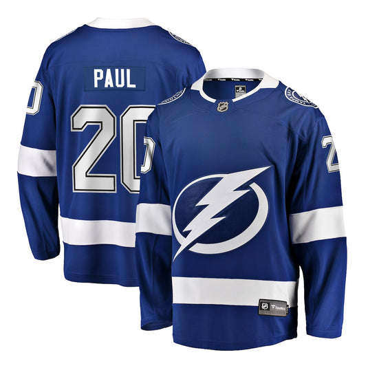 Nick Paul Tampa Bay Lightning NHL Fanatics Breakaway Home Jersey