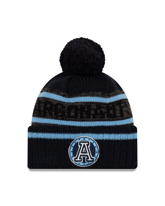 Tuque en tricot de sport sur le terrain de la LCF des Argonauts de Toronto