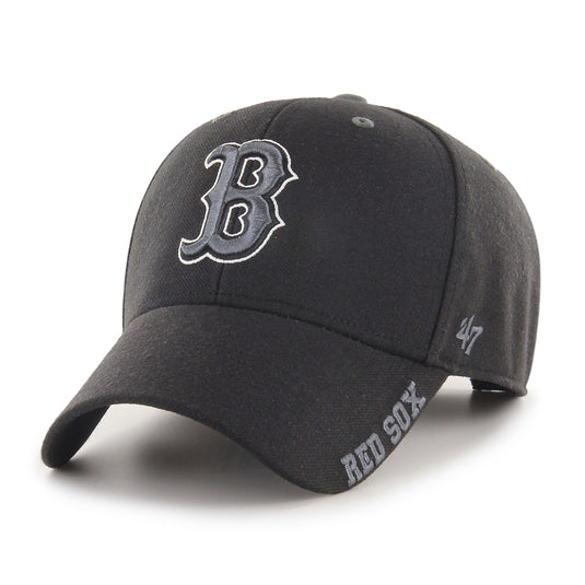 Casquette de dégivrage au charbon noir MLB des Red Sox de Boston